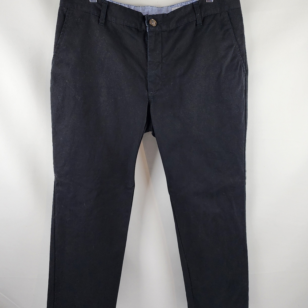 Peter Manning Pants Mens 36x27 Black Lightweight Chino - Picture 2 of 10